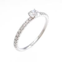 カルティエ エタンセル リング 0．19ct・D・VVS1・3EXT