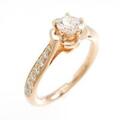 シャネル カメリア リング 0．25ct・D・VVS1・EXT