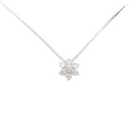 K18WG ダイヤモンドネックレス