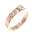カルティエ ミニラブリング ソリテール 0．26ct・D・VVS1・EXT