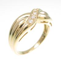 K18YG ダイヤモンドリング