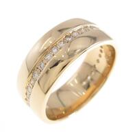 K18YG ダイヤモンドリング