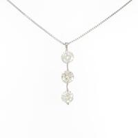 プラチナダイヤモンドネックレス 2．226ct K?M SI2 VG?GOOD