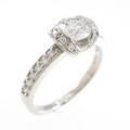 【リメイク】プラチナダイヤモンドリング 0．558ct D SI1 VG