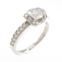 【リメイク】プラチナダイヤモンドリング 0．558ct D SI1 VG