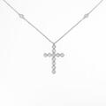 ティファニー ベゼルセットクロス ネックレス