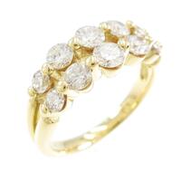 K18YG ダイヤモンドリング