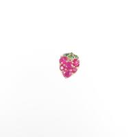 ポンテヴェキオ イチゴ カラーストーンブローチ