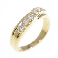 K18YG ダイヤモンドリング