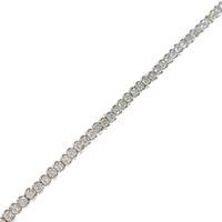 K18WG ダイヤモンドブレスレット