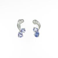 PT タンザナイトイヤリング