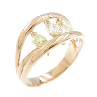 K18PG ダイヤモンドリング