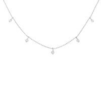 K18WG ダイヤモンドネックレス