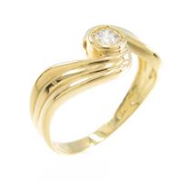 K18YG ダイヤモンドリング