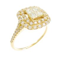 K18YG ダイヤモンドリング