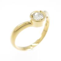 K18YG ダイヤモンドリング