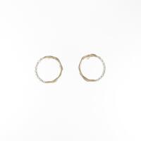 【新品】K10YG ダイヤモンドピアス