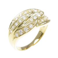 K18YG ダイヤモンドリング