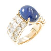 K18YG サファイヤリング