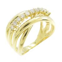 K18YG ダイヤモンドリング