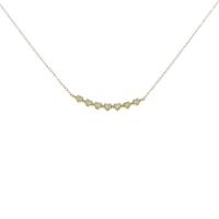 K18YG ダイヤモンドネックレス