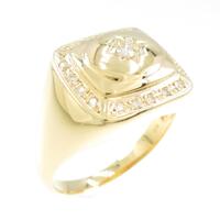 K18YG ダイヤモンドリング