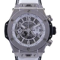 【未使用品】ウブロ 421．NX．2010．LR．JPN ビッグバンウニコブラック＆ホワイト TI 自動巻