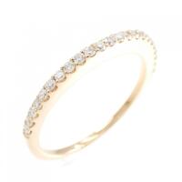 750PG ハーフエタニティ ダイヤモンド リング 0.25CT