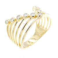 750YG ダイヤモンド リング 0.19CT