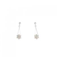 K10WG ダイヤモンド ピアス 0.20CT