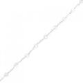 K14WG ダイヤモンド ブレスレット 1.00CT