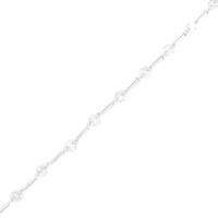 K14WG ダイヤモンド ブレスレット 1.00CT