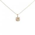 K18PG ソリティア ダイヤモンド ネックレス 0.70CT