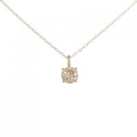 K18PG ソリティア ダイヤモンド ネックレス 0.70CT
