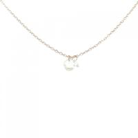 K18PG ダイヤモンド ネックレス 0.16CT
