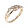 K18PG ダイヤモンド リング 0.27CT