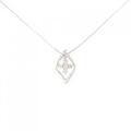 K18WG ダイヤモンド ネックレス 0.20CT
