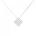 K18WG ダイヤモンド ネックレス 0.36CT