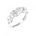 K18WG ダイヤモンド ピンキーリング 0.20CT