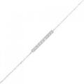 K18WG ダイヤモンド ブレスレット 0.20CT