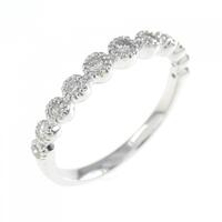 K18WG ダイヤモンド リング