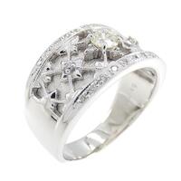 K18WG ダイヤモンド リング 0.214CT