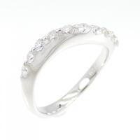 K18WG ダイヤモンド リング 0.35CT