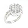 K18WG ダイヤモンド リング 1.00CT