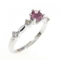 K18WG トルマリン リング 0.211CT