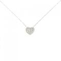 K18WG ハート ダイヤモンド ネックレス 0.30CT