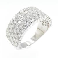 K18WG パヴェ ダイヤモンド リング 2.00CT