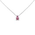K18WG ルビー ネックレス 0.40CT
