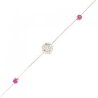 K18WG ルビー ブレスレット 0.20CT