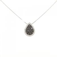 K18WG/K18BG ダイヤモンド ネックレス 1.17CT